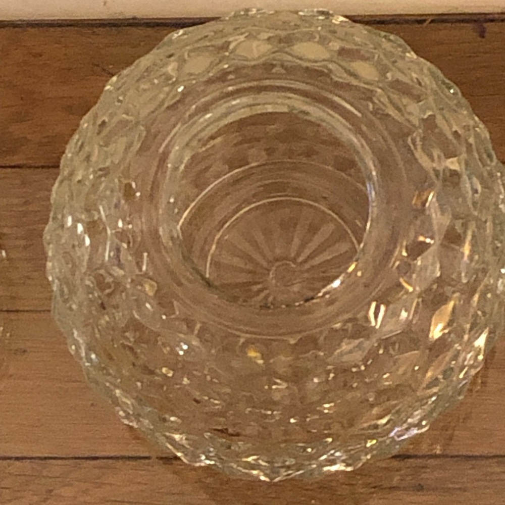Homco Pyramid Fairy Lamp Clear Glass Vintage Multi-Listing - Picture 3 of 10